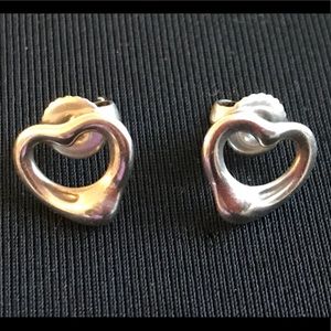 Tiffany&co Elsa Peretti Open Heart Earrings